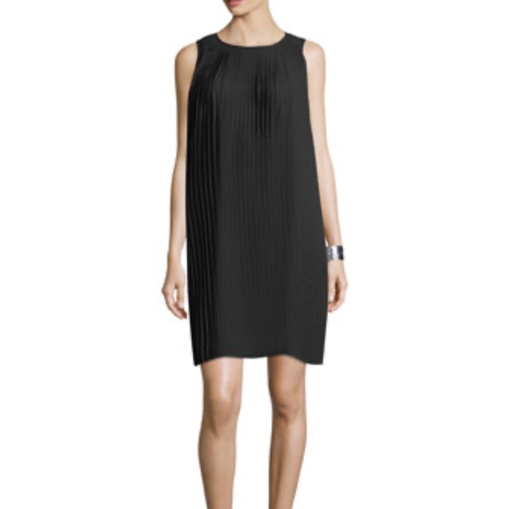 Eileen Fisher Knife-Pleated Knee Length Dress